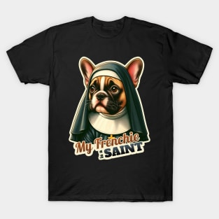 Nun French bulldog T-Shirt